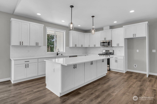 Kitchen at a home in Trotter Down Estates in Washington State