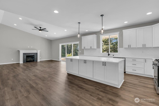 Living Space at a home in Trotter Down Estates in Washington State